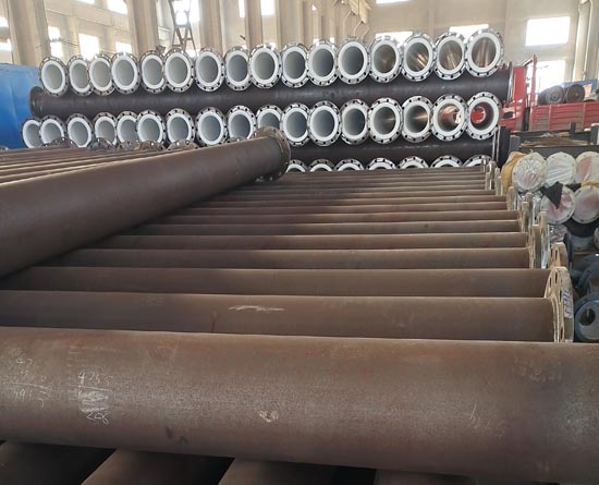 法兰连接衬塑管