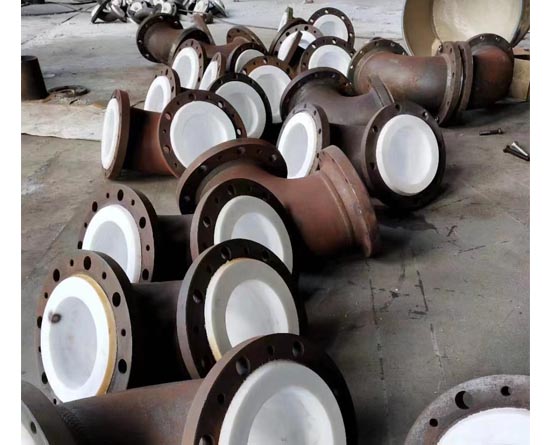 钢衬PTFE四氟弯头