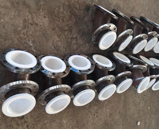 松套法兰衬塑弯头